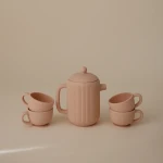 Silikonowa zastawa do herbatki - Blush / Mushie