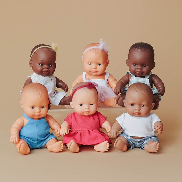 Lalka dziewczynka Afrykanka 21cm My Friends & Me / Miniland Doll