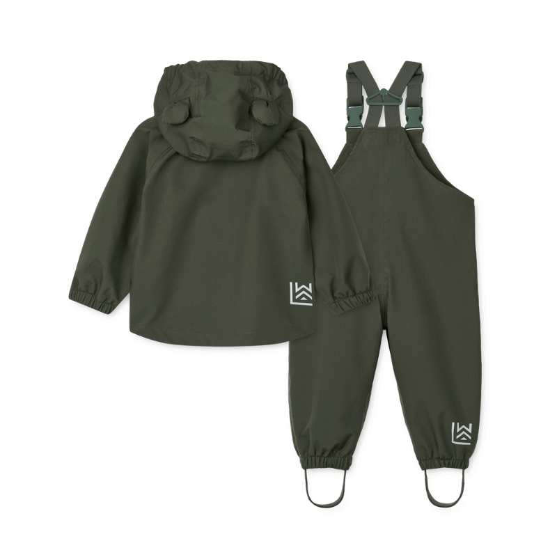 Komplet przeciwdeszczowy Manu - hunter green / Liewood