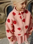 Kurtka pluszowa Jody - ladybug pink / Konges slojd