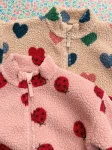 Kurtka pluszowa Jody - ladybug pink / Konges slojd