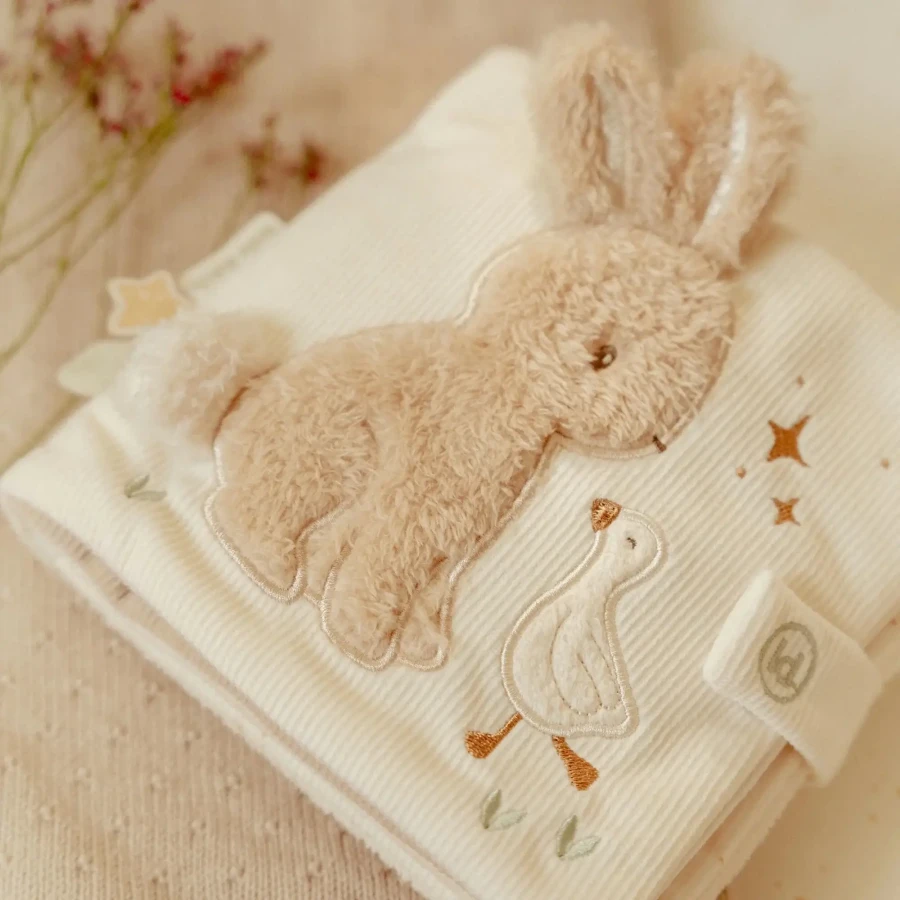 Duża książeczka sensoryczna Newborn Naturals / Little Dutch 