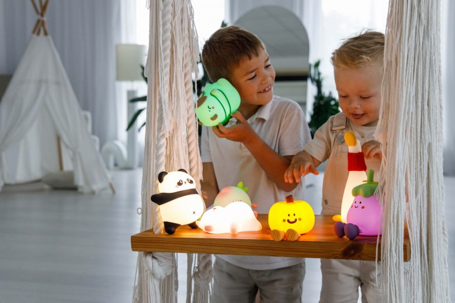 Silikonowa Lampka nocna GIO Peach / innoGIO
