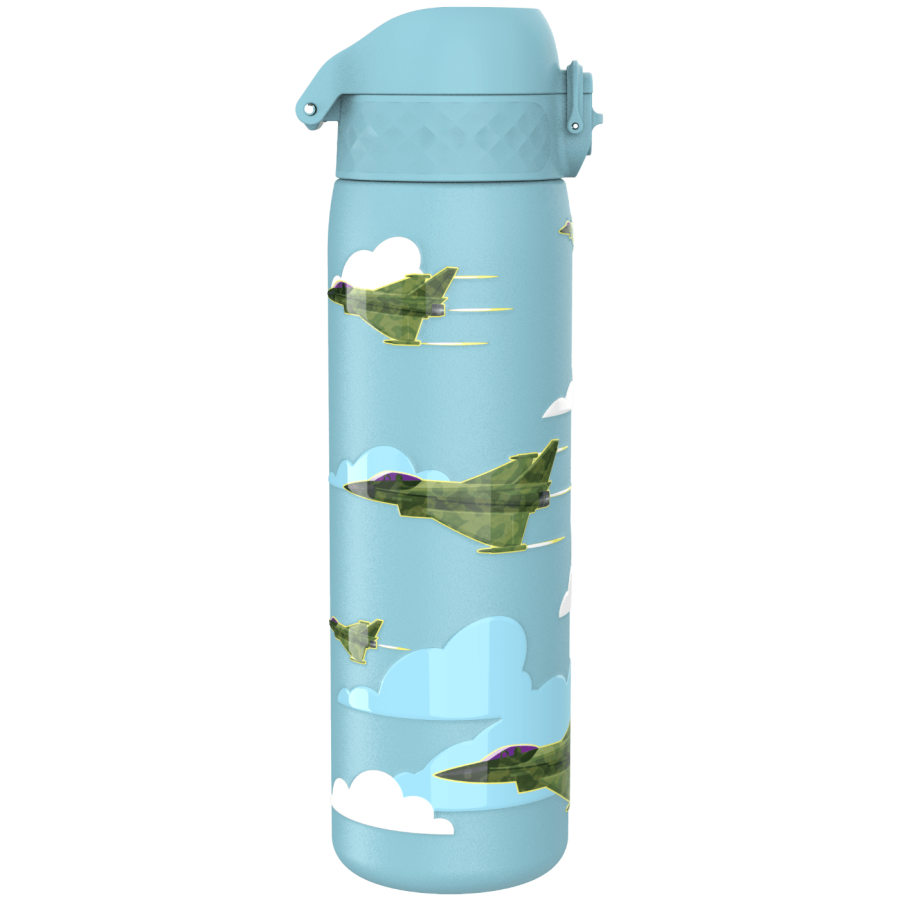 Stalowa butelka Single Wall - Fighter Jets, 600ml / ION8® 