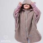 Ponczo samochodowe LAMB POWDER PINK / Patulove