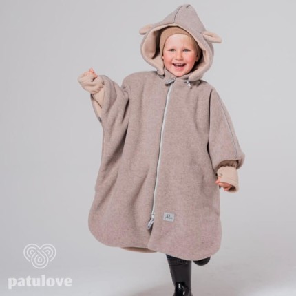 Ponczo samochodowe LAMB BEIGE / Patulove