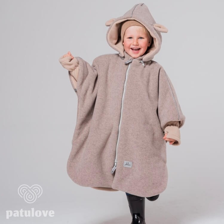 Ponczo samochodowe LAMB BEIGE / Patulove