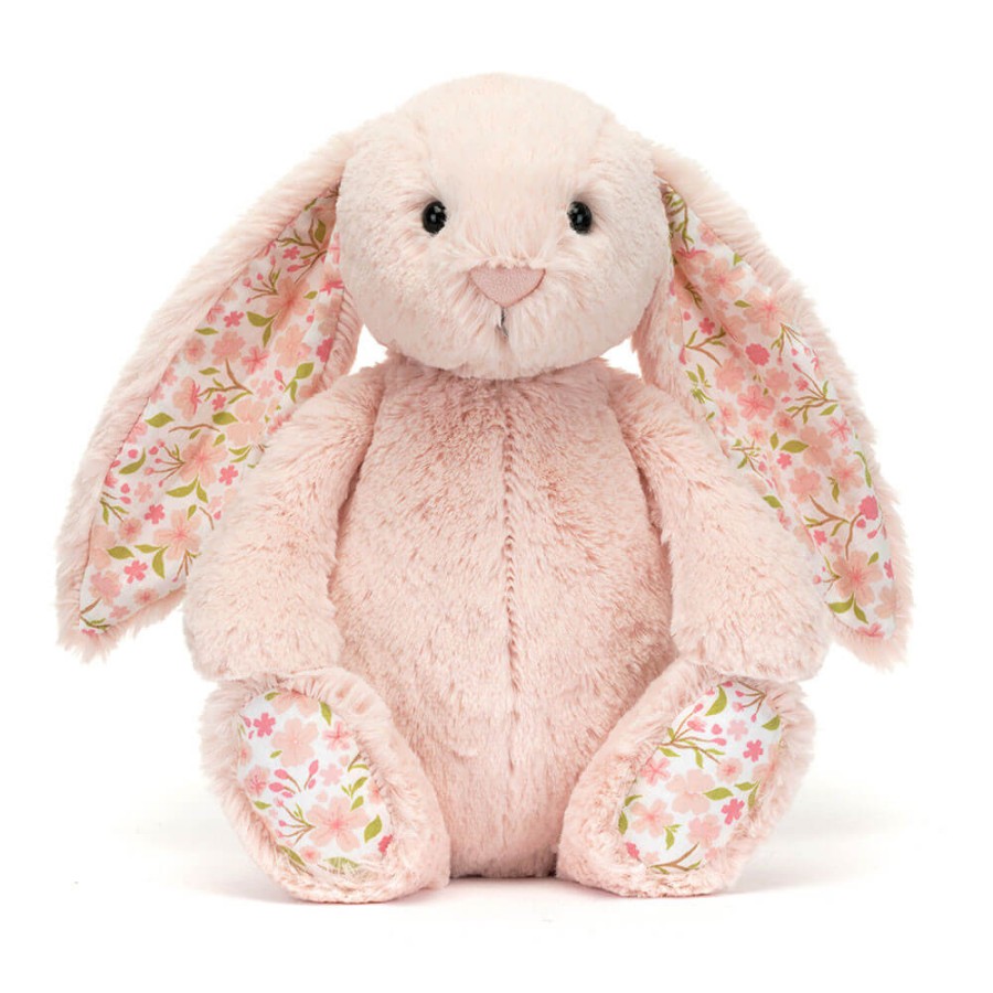 Króliczek z Kwiecistymi Uszami Pudrowy Róż „Berry” / Jellycat