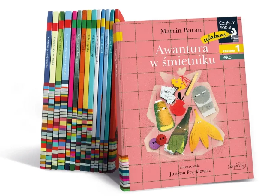Awantura w śmietniku. Czytam sobie Eko. Poziom 1 /  HarperKids