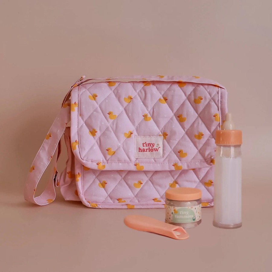 Torba z akcesoriami dla lalek Pink Ducky / Tiny Harlow