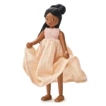 Lalka drewniana Lola, 25cm / Mentari