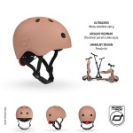 Kask S-M dla dzieci 3+ Mocha / Scootandride