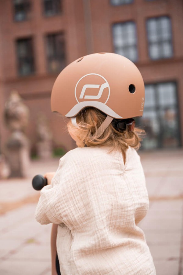 Kask XXS-S dla dzieci 1rż+ Mocha / Scootandride