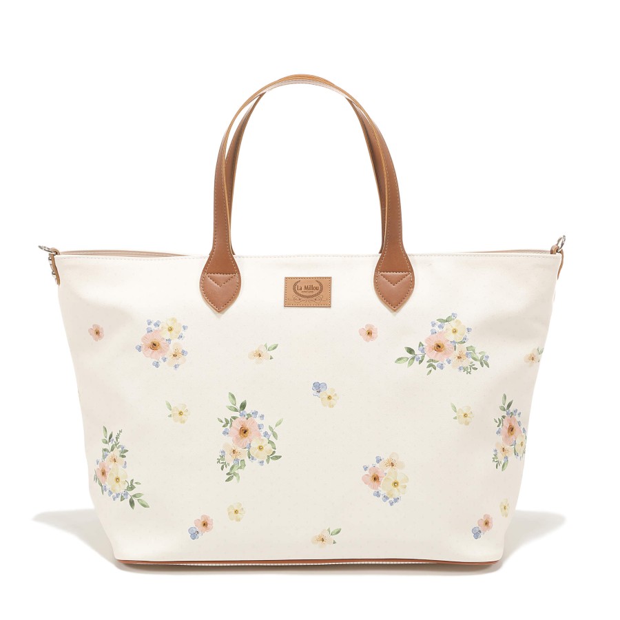 Torba dla mamy M - FEERIA PREMIUM - ENGLISH GARDEN / La Millou