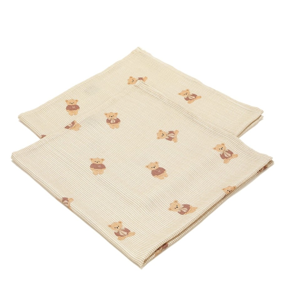 Zestaw pieluszek Bamboo BABY BEAR [153502-SQUARE-BBR-BE].jpeg