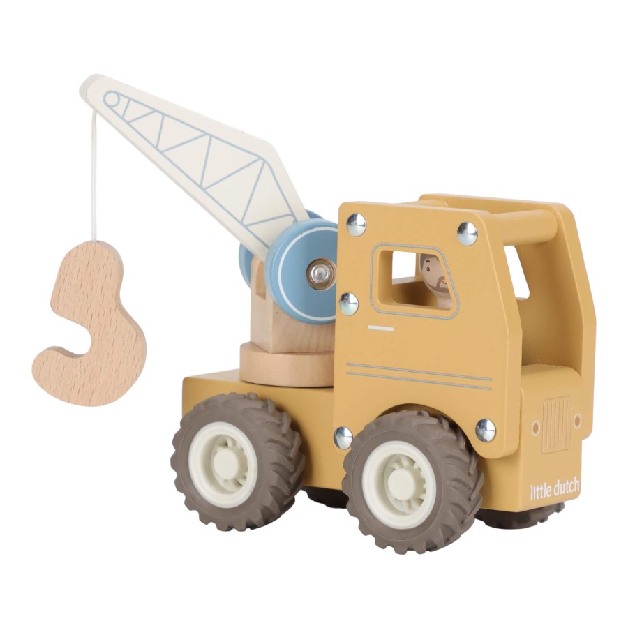 Ciężarówka z dźwigiem FSC / Little Dutch