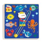 Drewniana układanka 2w1 PUZZ & FISH COLOR  / Djeco