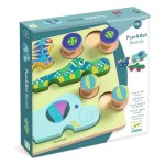 Drewniana układanka 2w1 PUZZ & ROLL BARIOLO  / Djeco