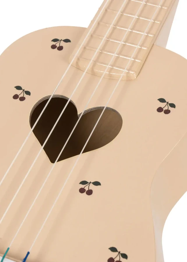 Drewniane ukulele Glossy FSC - Cherry / Konges slojd