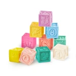 Stackin’ Squishies – miękkie kubeczki i klocki sensoryczne 2w1 / B.Toys