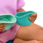 Stackin’ Squishies – miękkie kubeczki i klocki sensoryczne 2w1 / B.Toys