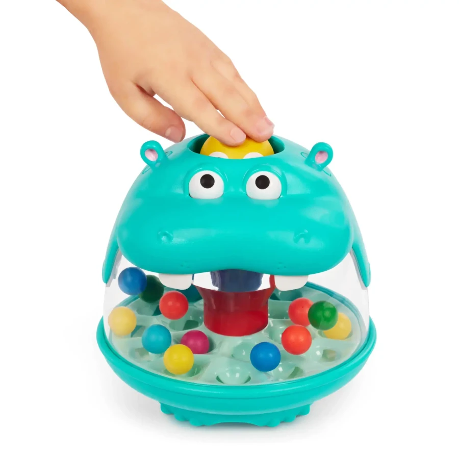 Party Pop Hippo – hipopotam z wirującymi kuleczkami / Battat