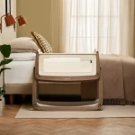 Wielofunkcyjne łóżeczko dostawne SnuzPod5 - walnut / Snuz