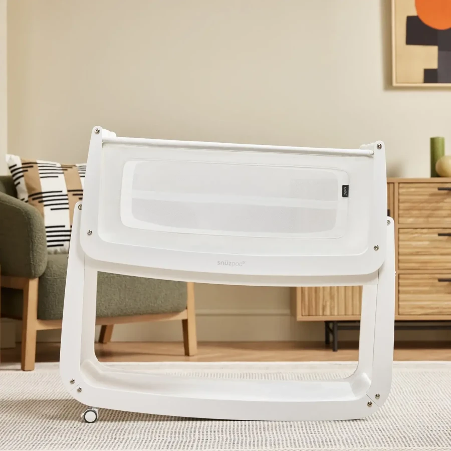 Wielofunkcyjne łóżeczko dostawne SnuzPod5 - white / Snuz