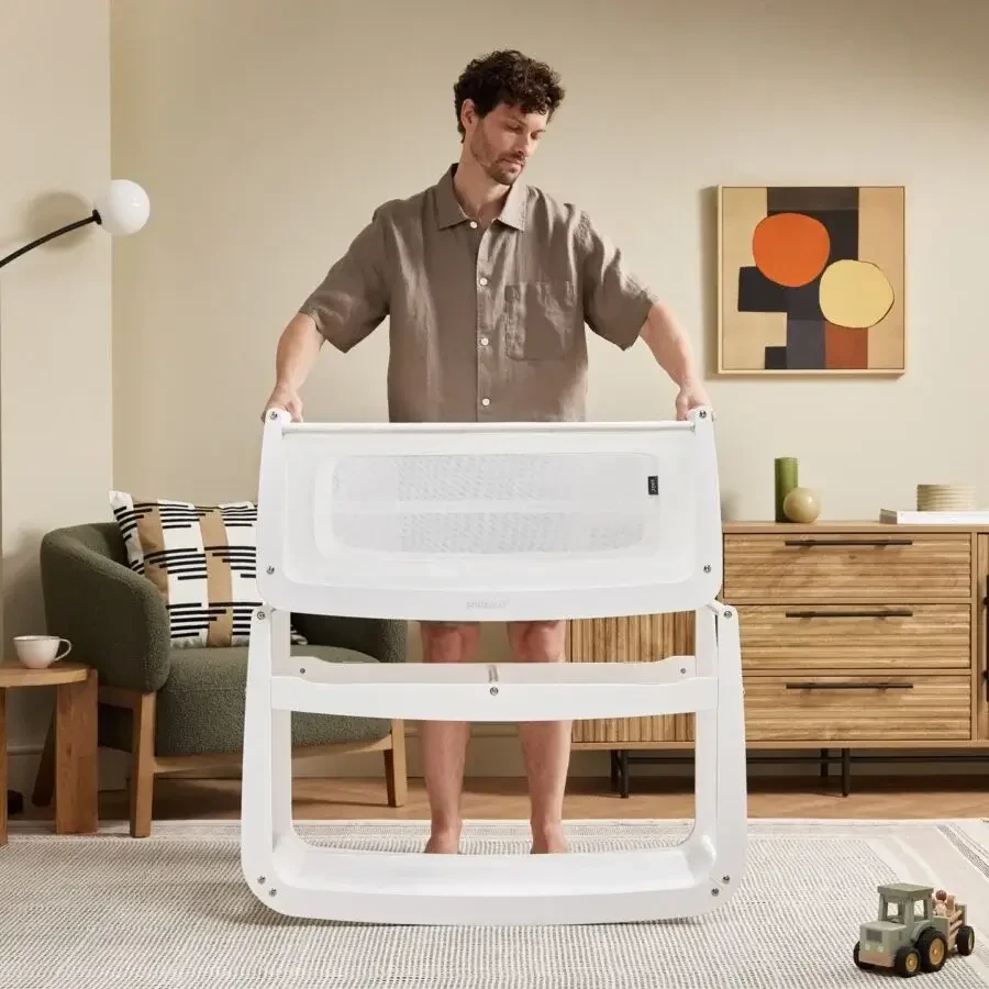 Wielofunkcyjne łóżeczko dostawne SnuzPod5 - white / Snuz