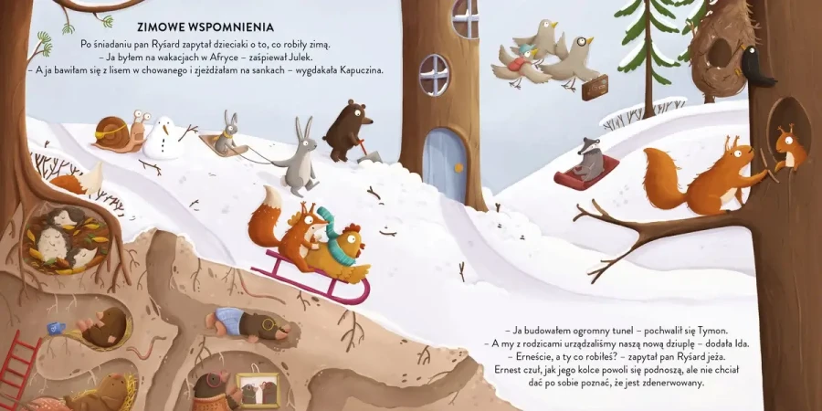 Najeżony jeż Ernest. Ściółka i spółka / Wilga