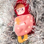 Przytulanka bombka dwustronna elf - bombka różowa / Lililputiens