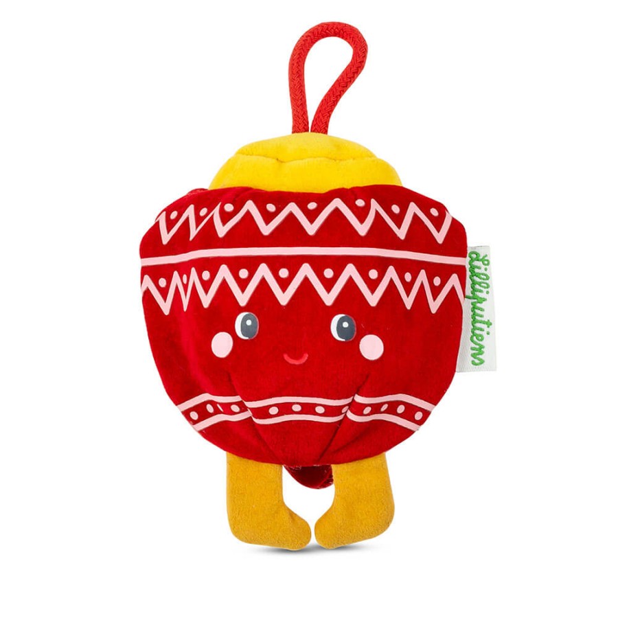 Przytulanka bombka dwustronna elf - bombka różowa / Lililputiens