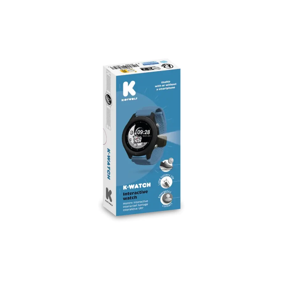 Zegarek dziecięcy K-WATCH Blue / Kidywolf