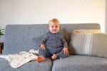 Śpiworek z nogawkami 2,5 TOG - Triangle blue / Lassig
