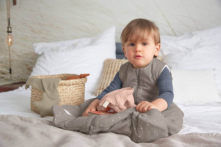 Śpiworek 2,5 TOG - Sprinkle taupe / Lassig