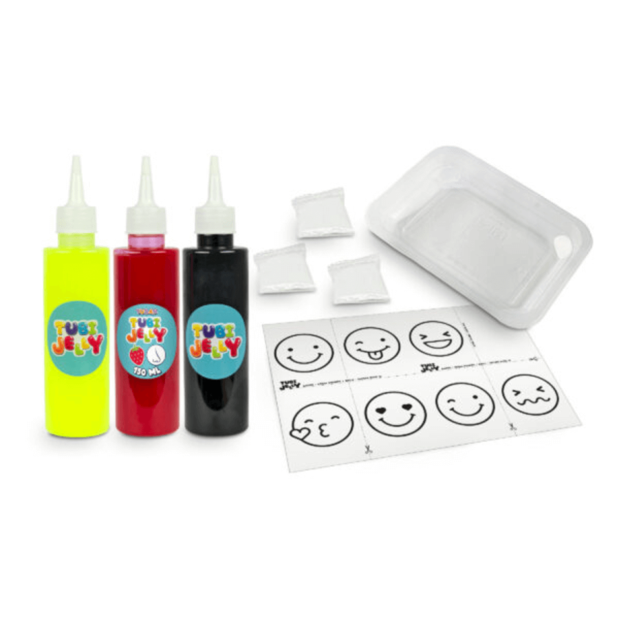 Zestaw Tubi Jelly 3 kolory - emotki / Tuban