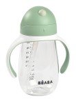 Bidon tritanowy ze słomką, 300 ml - sage green / Beaba