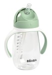 Bidon tritanowy ze słomką, 300 ml - sage green / Beaba