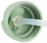 Bidon tritanowy ze słomką, 300 ml - sage green / Beaba