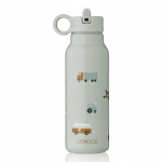 Butelka na wodę Falk, 350 ml - vehicles, dove blue mix / Liewood