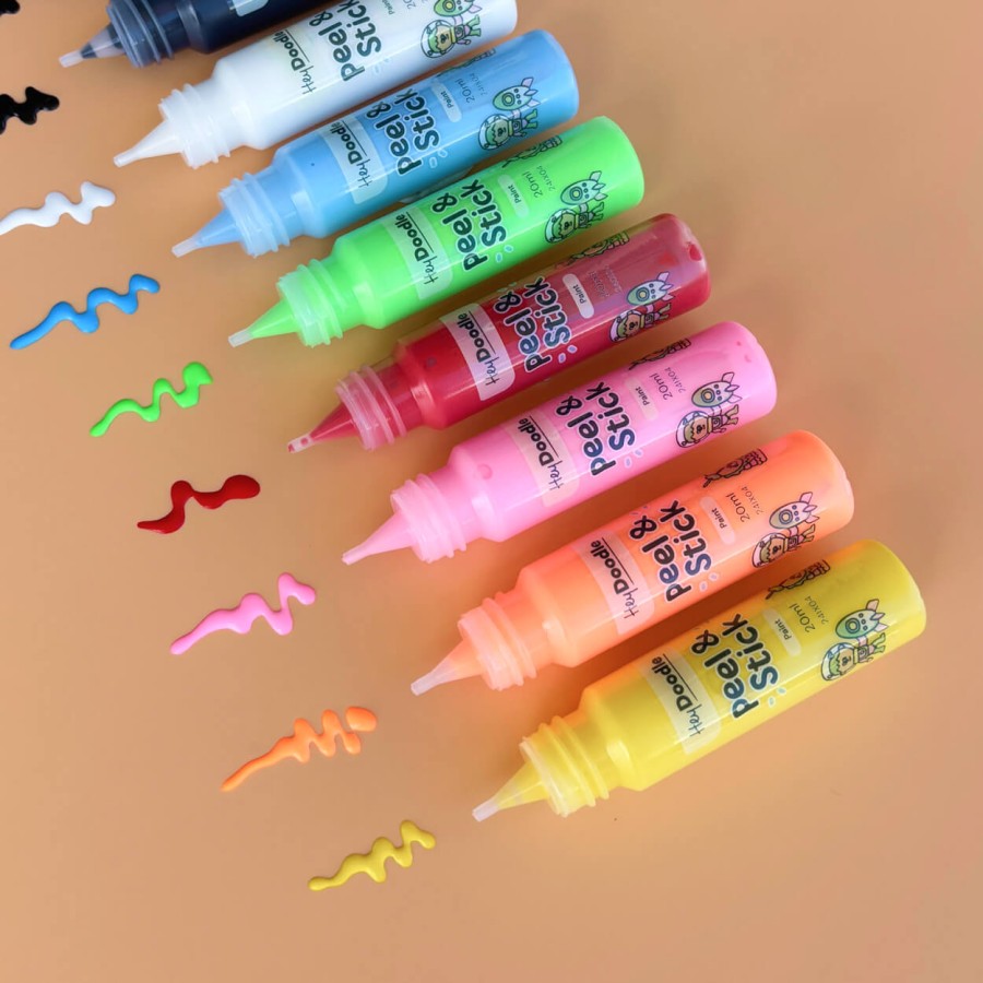 Brokatowa farba do tworzenia naklejek Peel & Stick Glitter / HeyDoodle