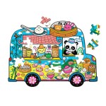 Puzzle konturowe Food Truck 75 elementów 5+ / Mudpuppy