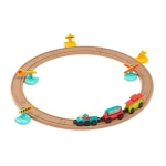 All Aboard – kolejka z torami i znakami 29 el., magnetyczne wagony 2+ / Battat