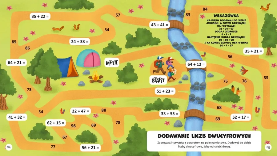 Niesamowite labirynty matematyczne. Dodawanie i odejmowanie / Wydawnictwo Nasza Księgarnia