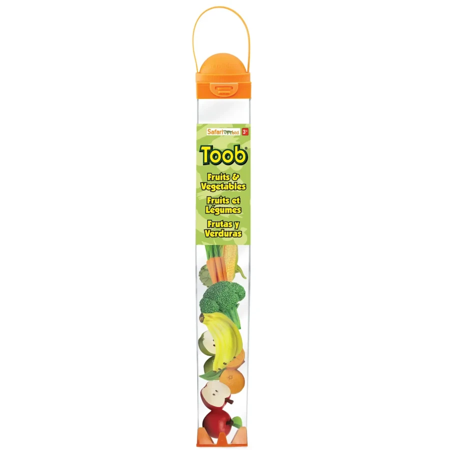 Zestaw Figurek w Tubie - Owoce i Warzywa / Safari Ltd.