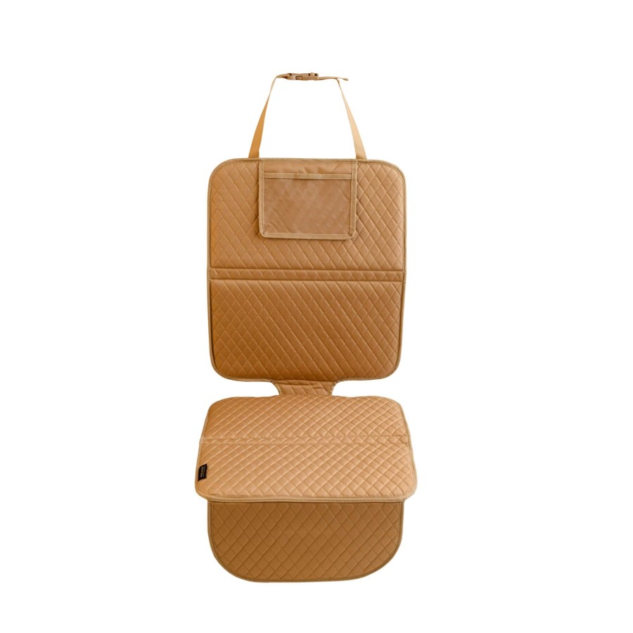 Mata ochronna pod fotelik samochodowy - Diamond Beige / We Are One.