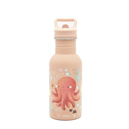 Butelka na wodę bidon 500 ml - Ośmiornica / SASSI