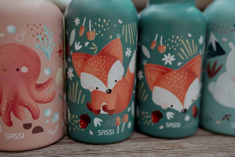 Butelka na wodę bidon 500 ml - Lisek / SASSI