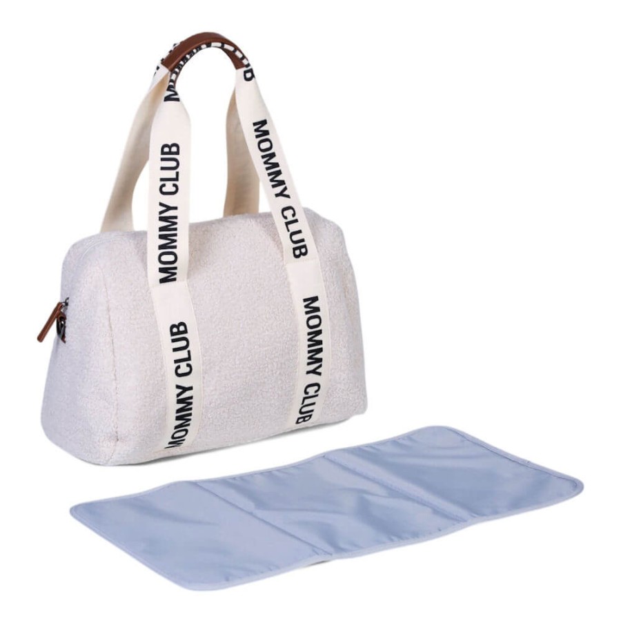Torba do wózka Mommy Club Signature Teddy White / Childhome