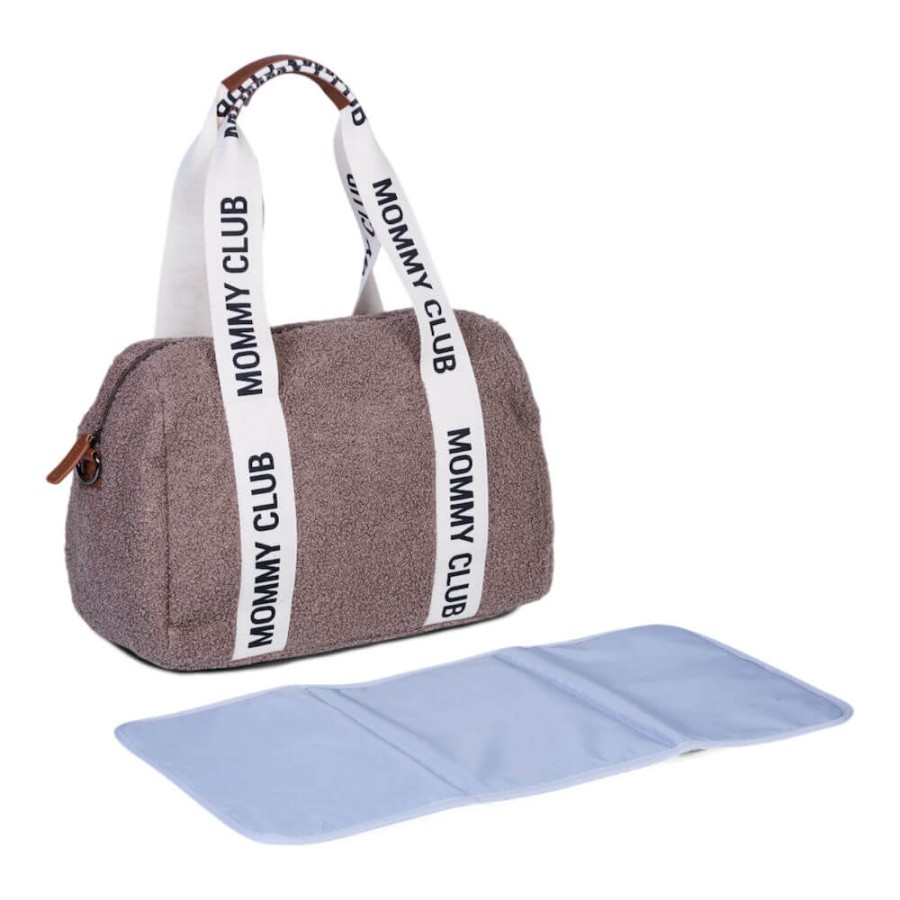 Torba do wózka Mommy Club Signature Teddy Soft brown / Childhome